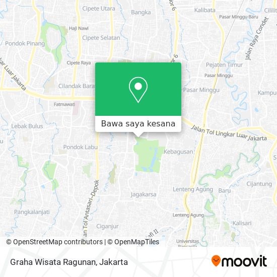 Peta Graha Wisata Ragunan