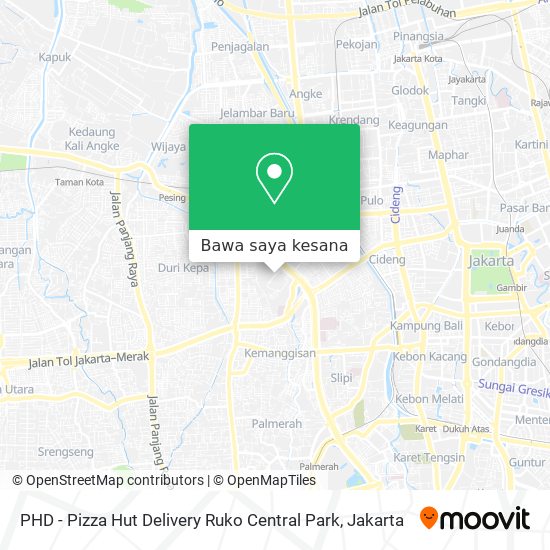 Peta PHD - Pizza Hut Delivery Ruko Central Park