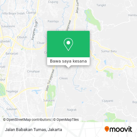 Peta Jalan Babakan Tumas