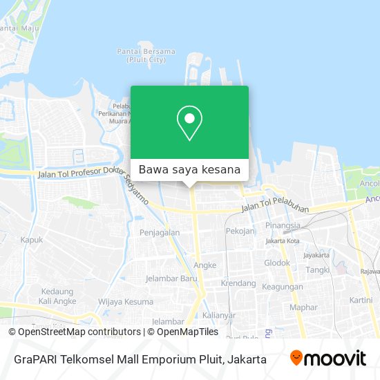 Peta GraPARI Telkomsel Mall Emporium Pluit