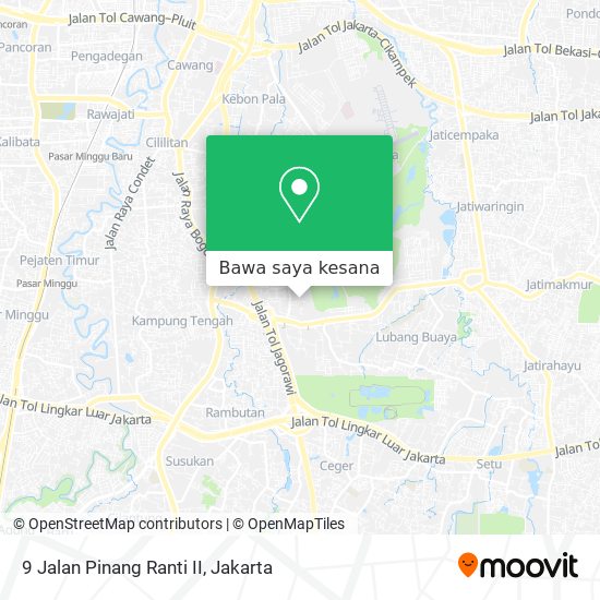 Peta 9 Jalan Pinang Ranti II