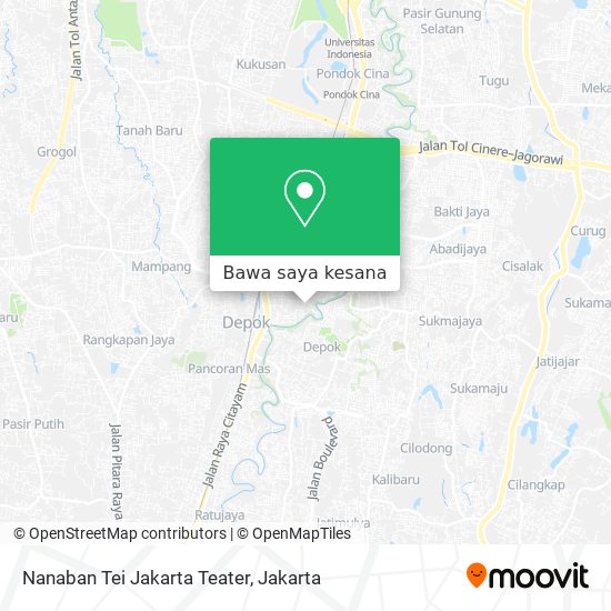 Peta Nanaban Tei Jakarta Teater