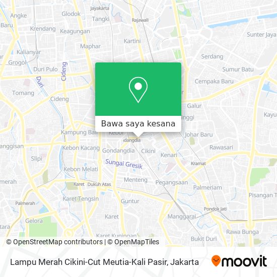 Peta Lampu Merah Cikini-Cut Meutia-Kali Pasir