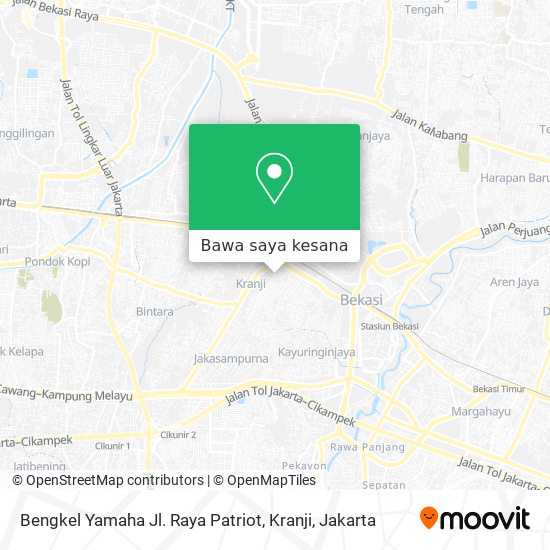 Peta Bengkel Yamaha Jl. Raya Patriot, Kranji