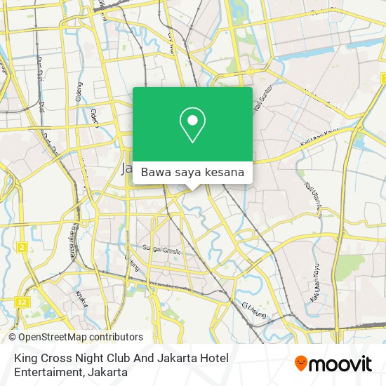 Peta King Cross Night Club And Jakarta Hotel Entertaiment