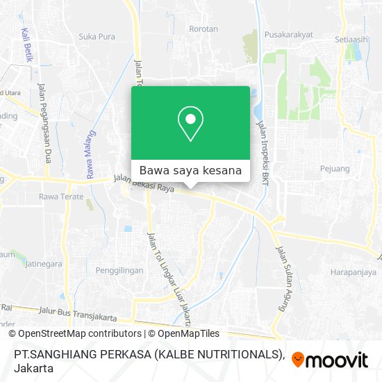 Peta PT.SANGHIANG PERKASA (KALBE NUTRITIONALS)