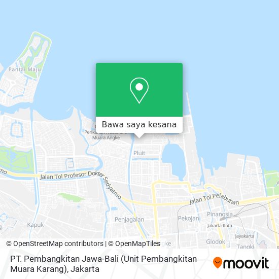 Peta PT. Pembangkitan Jawa-Bali (Unit Pembangkitan Muara Karang)