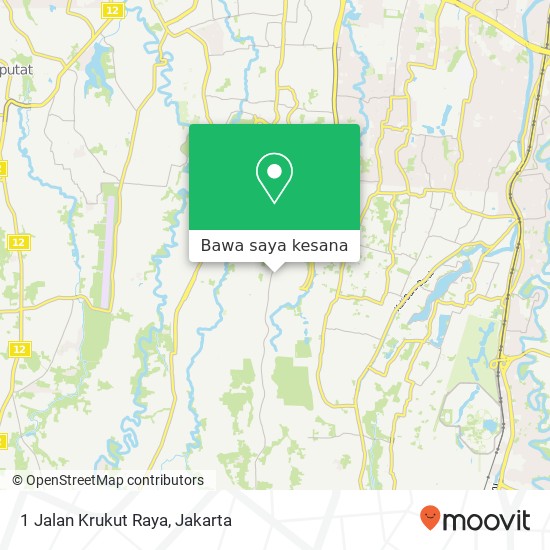 Peta 1 Jalan Krukut Raya