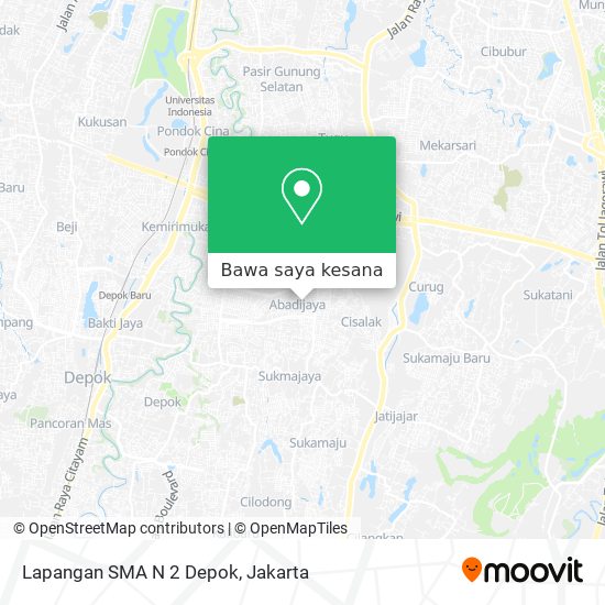 Peta Lapangan SMA N 2 Depok