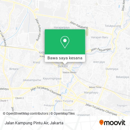 Peta Jalan Kampung Pintu Air