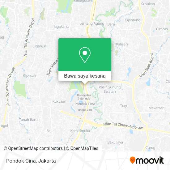 Peta Pondok Cina