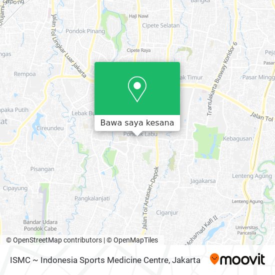 Peta ISMC ~ Indonesia Sports Medicine Centre