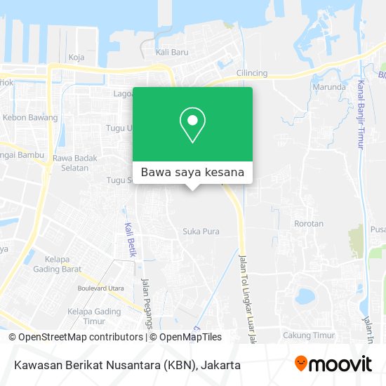 Peta Kawasan Berikat Nusantara (KBN)