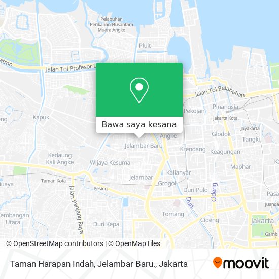 Peta Taman Harapan Indah, Jelambar Baru.