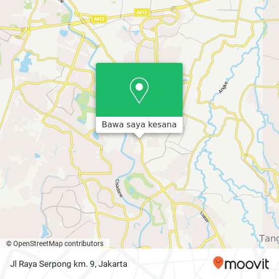 Peta Jl Raya Serpong km. 9