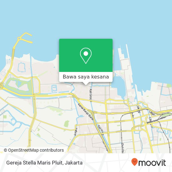 Peta Gereja Stella Maris Pluit