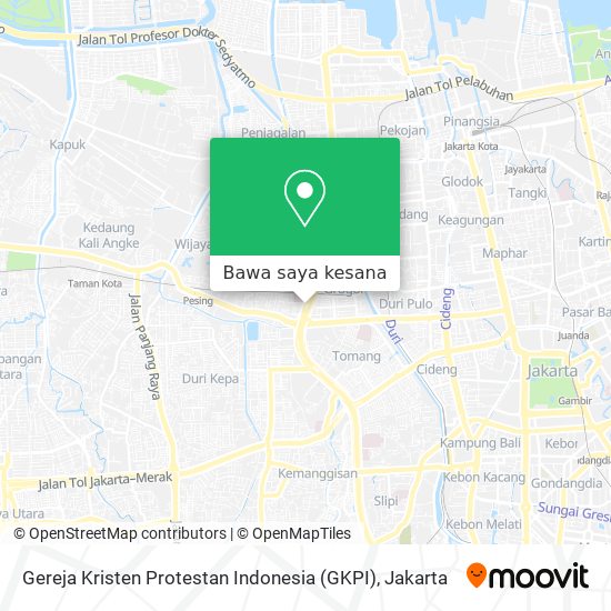 Peta Gereja Kristen Protestan Indonesia (GKPI)