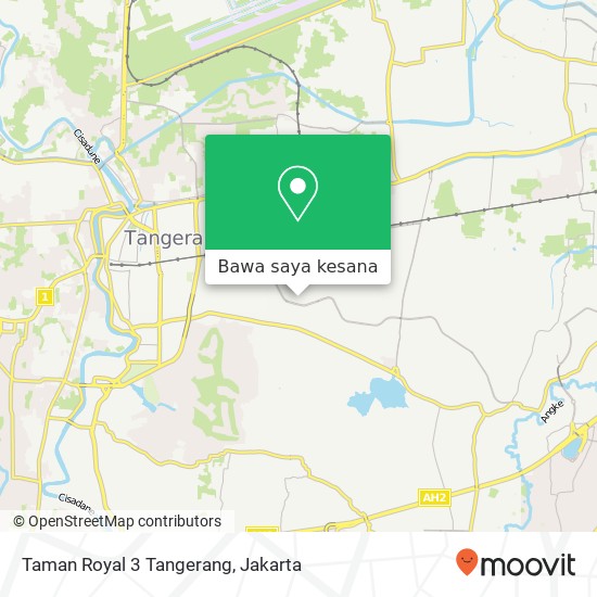 Peta Taman Royal 3 Tangerang