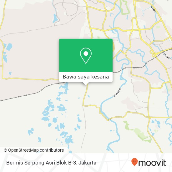 Peta Bermis Serpong Asri Blok B-3