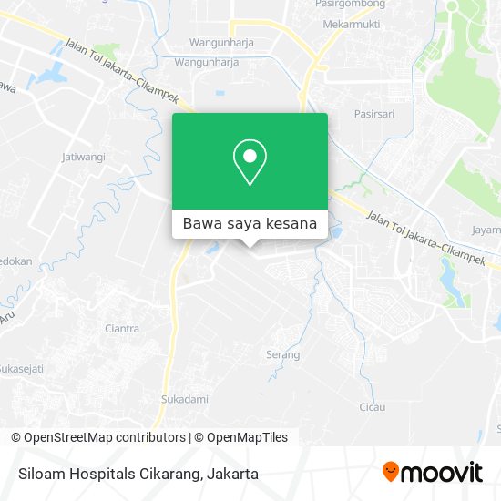 Peta Siloam Hospitals Cikarang