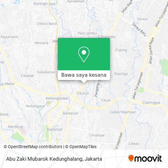 Peta Abu Zaki Mubarok Kedunghalang