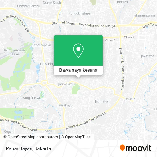 Peta Papandayan