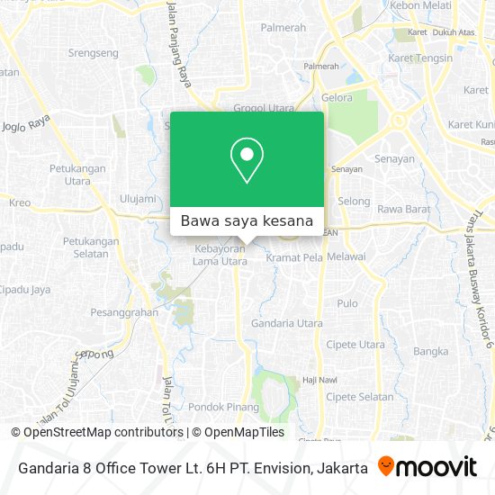 Peta Gandaria 8 Office Tower Lt. 6H PT. Envision