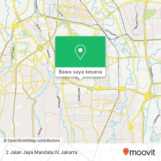 Peta 2 Jalan Jaya Mandala IV