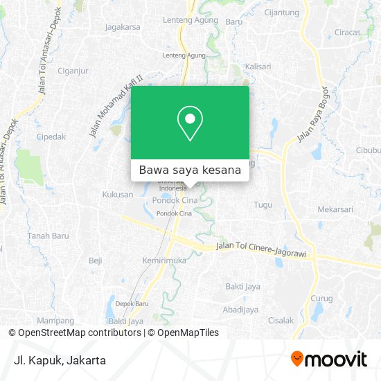 Peta Jl. Kapuk