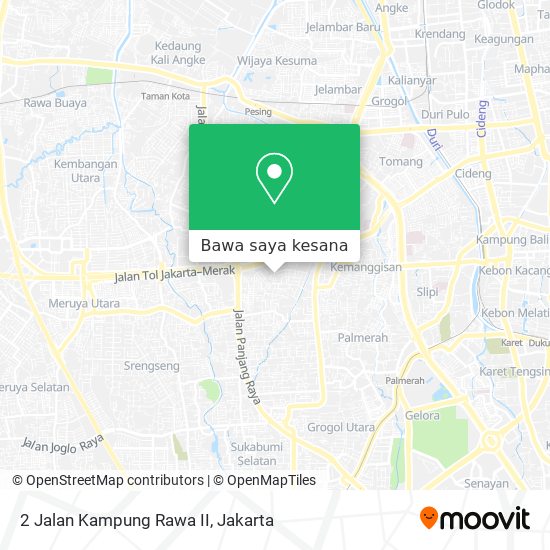 Peta 2 Jalan Kampung Rawa II