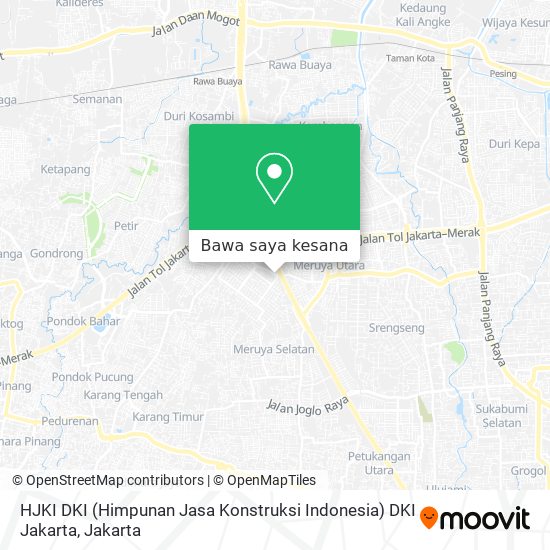 Peta HJKI DKI (Himpunan Jasa Konstruksi Indonesia) DKI Jakarta