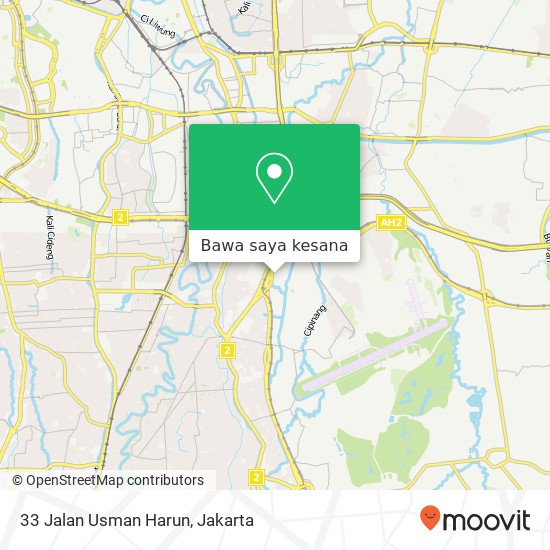 Peta 33 Jalan Usman Harun