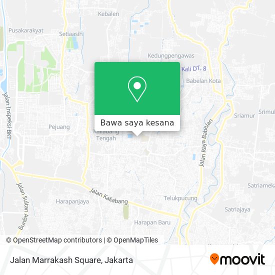 Peta Jalan Marrakash Square