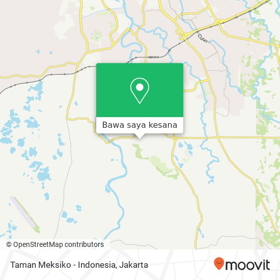 Peta Taman Meksiko - Indonesia