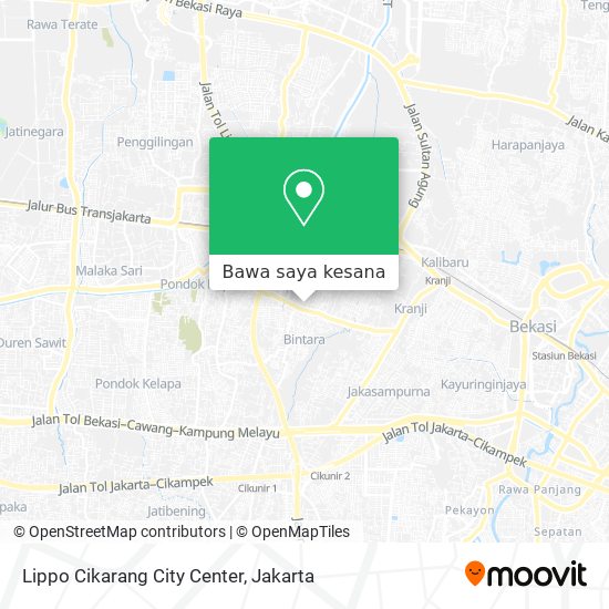 Peta Lippo Cikarang City Center