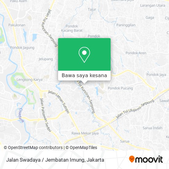 Peta Jalan Swadaya / Jembatan Imung