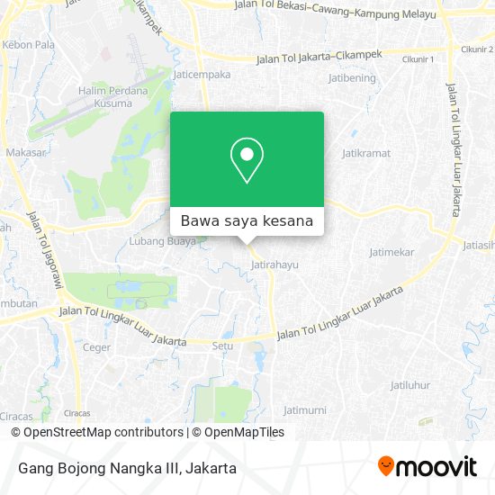 Peta Gang Bojong Nangka III