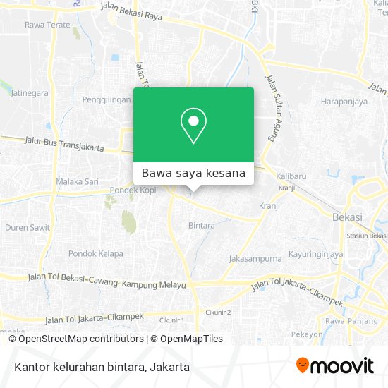Peta Kantor kelurahan bintara