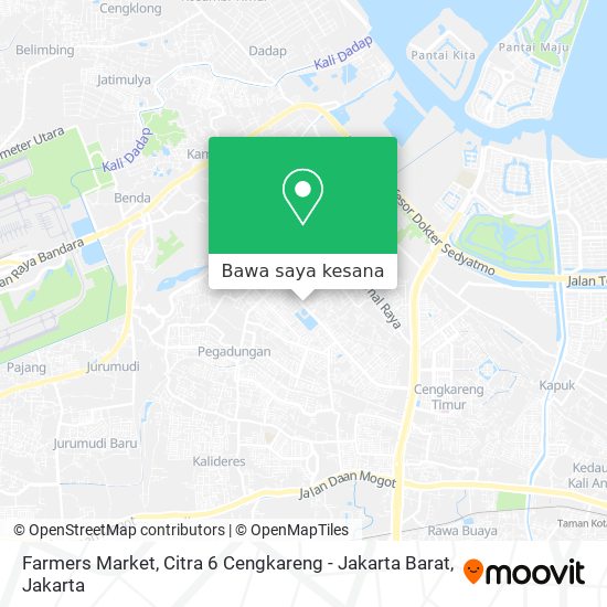 Peta Farmers Market, Citra 6 Cengkareng - Jakarta Barat