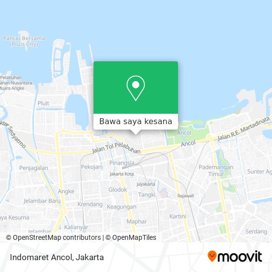 Peta Indomaret Ancol