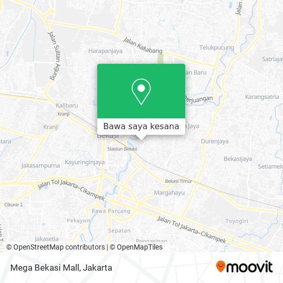 Peta Mega Bekasi Mall