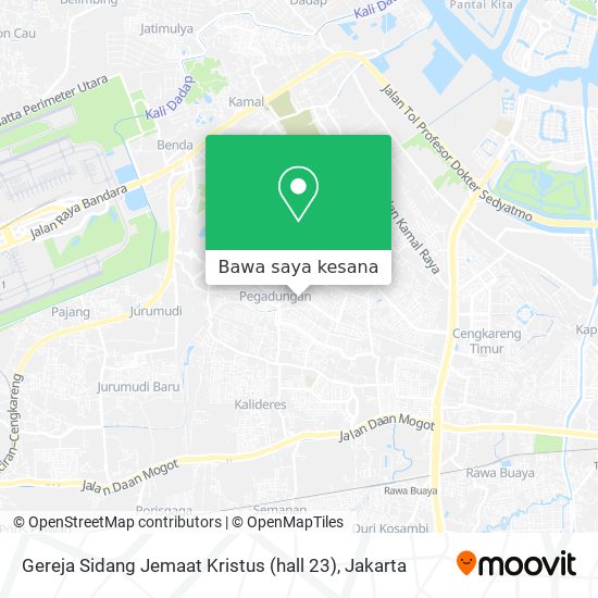 Peta Gereja Sidang Jemaat Kristus (hall 23)