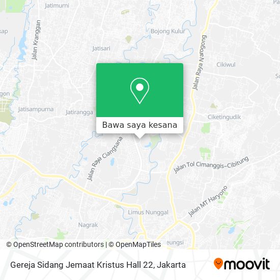 Peta Gereja Sidang Jemaat Kristus Hall 22