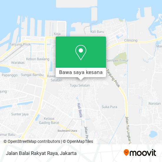 Peta Jalan Balai Rakyat Raya