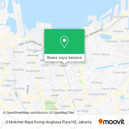 Peta Jl.Mokmer Raya Komp.Angkasa Pura H2