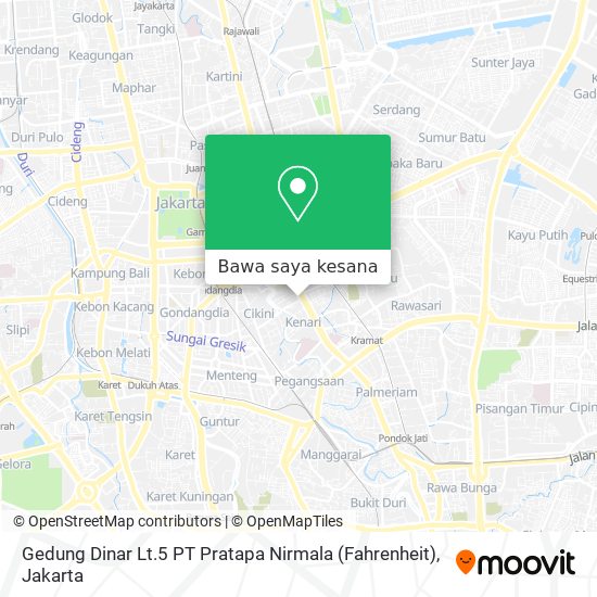 Peta Gedung Dinar Lt.5 PT Pratapa Nirmala (Fahrenheit)