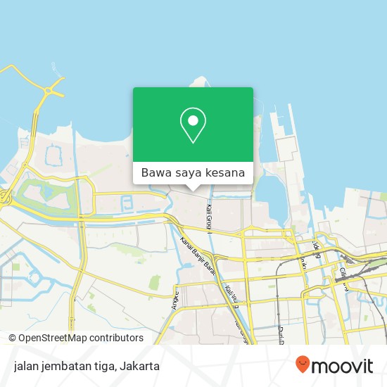 Peta jalan jembatan tiga