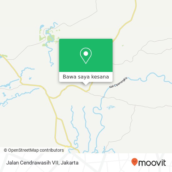 Peta Jalan Cendrawasih VII