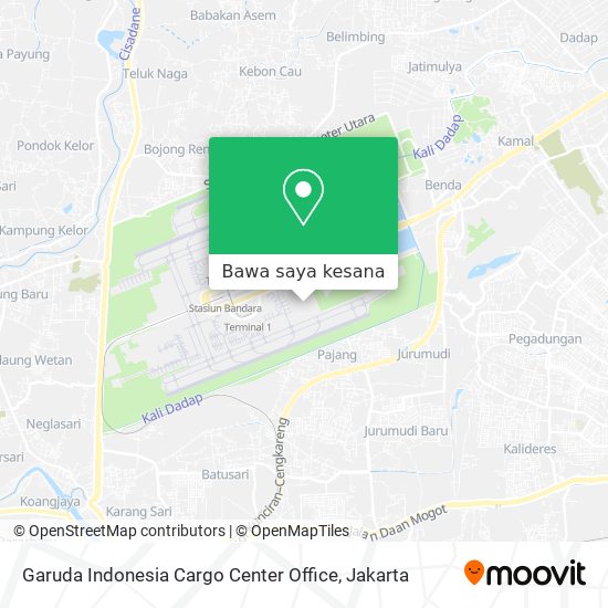 Peta Garuda Indonesia Cargo Center Office