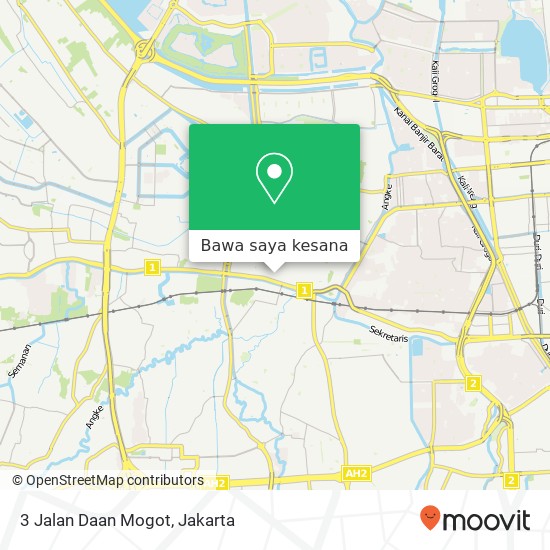 Peta 3 Jalan Daan Mogot